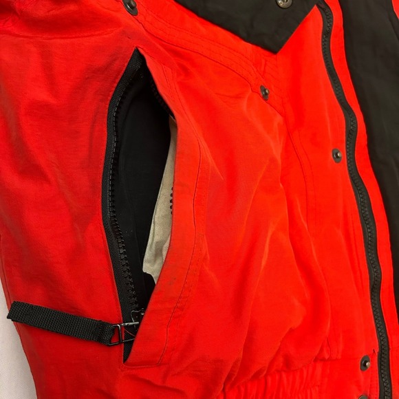 Obermeyer Men's Medium Red Insulated Ski Jacket Winter‎ Snow Coat Skiwear VTG - Picture 9 of 13